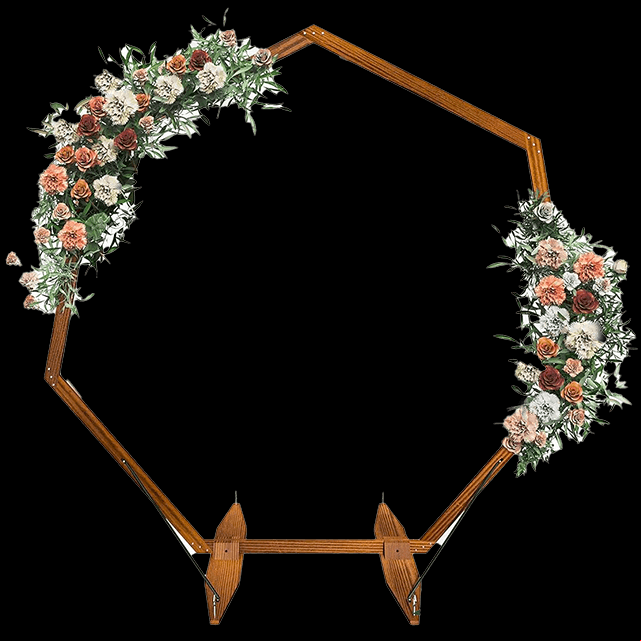 arch wedding photography props