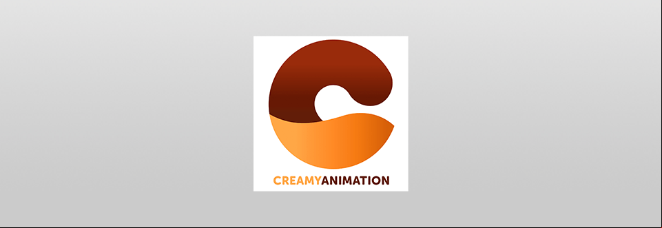 creamy animation production logo square