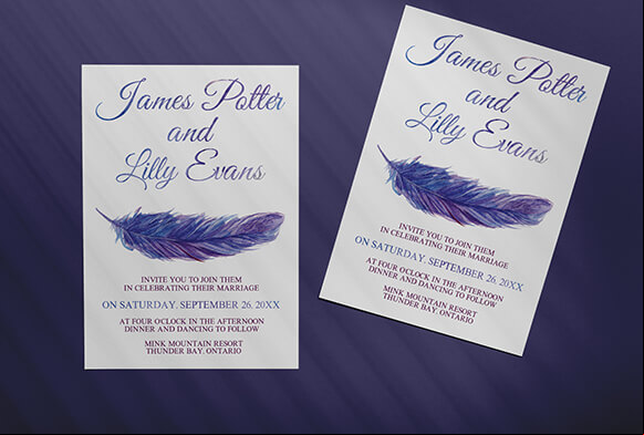free wedding invitation templates banner