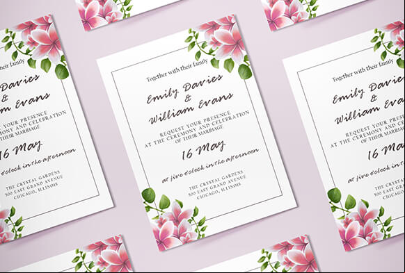 free wedding invitation templates banner