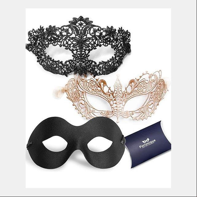 masks wedding photography props